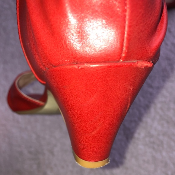 Women’s Size 7 Open Toe Mid Heel Shoes - Picture 8 of 8